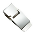 Shiny Silver Classic Polished Money Clip